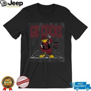 South Carolina Basketball Mascot Court Shirt4