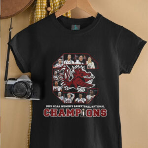 South Carolina Gamecocks 2025 NCAA Women’s Basketball National Champions T Shirt