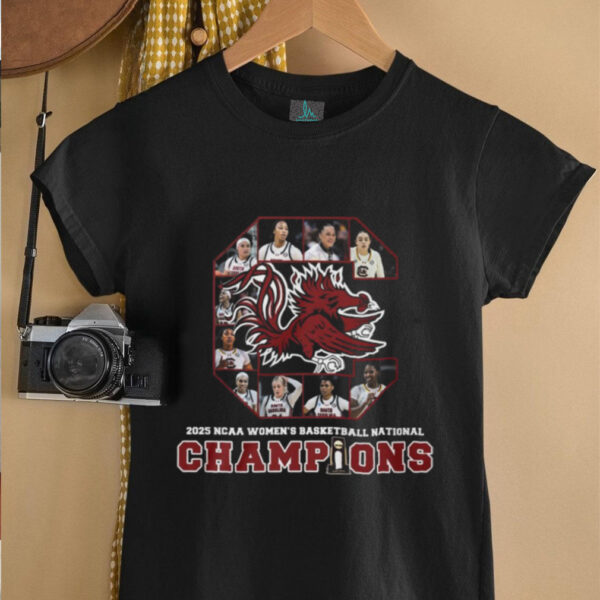 South Carolina Gamecocks 2025 NCAA Women’s Basketball National Champions T Shirt