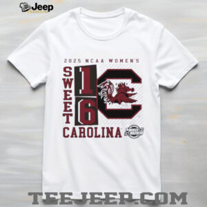 South Carolina Gamecocks 2025 NCAA Womens Basketball Tournament March Madness Sweet 16 No Look Pass shirt2