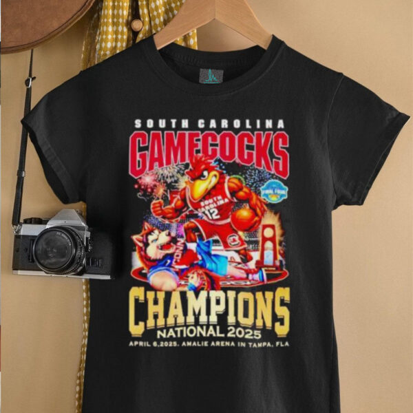 South Carolina Gamecocks Final Four national champions 2025 Cocky beat Husky mascot shirt