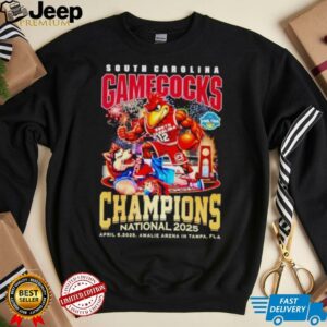 South Carolina Gamecocks Final Four national champions 2025 Cocky beat Husky mascot shirt
