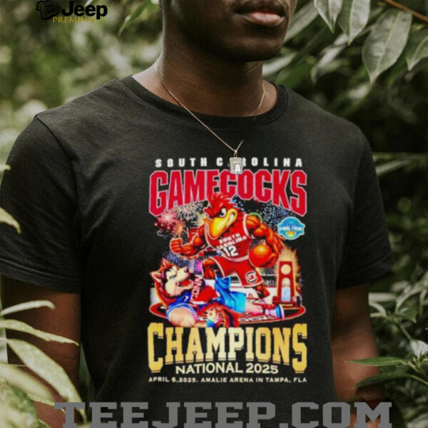 South Carolina Gamecocks Final Four national champions 2025 Cocky beat Husky mascot shirt