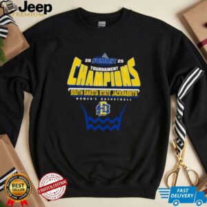 South Dakota State Jackrabbits 2025 Summit League Womens Basketball Tournament Champions Shirt2