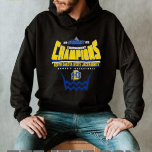 South Dakota State Jackrabbits 2025 Summit League Womens Basketball Tournament Champions Shirt5