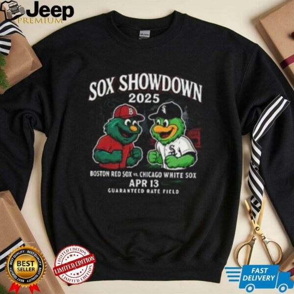 Sox Showdown 2025 Boston Red Sox vs Chicago White Sox Apr 13 Guaranteed Rate Field shirt