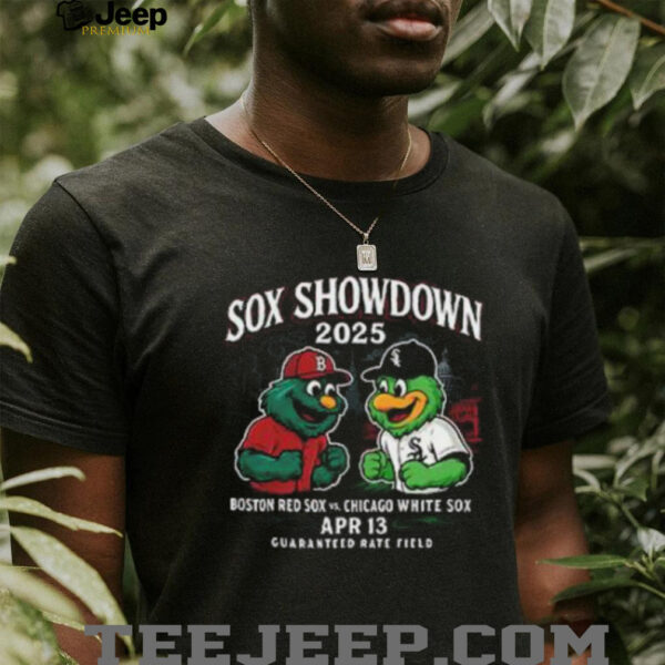 Sox Showdown 2025 Boston Red Sox vs Chicago White Sox Apr 13 Guaranteed Rate Field shirt