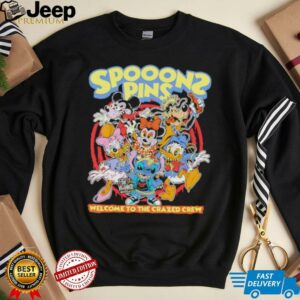 SpoonS Pins Welcome to the crazed crew shirt