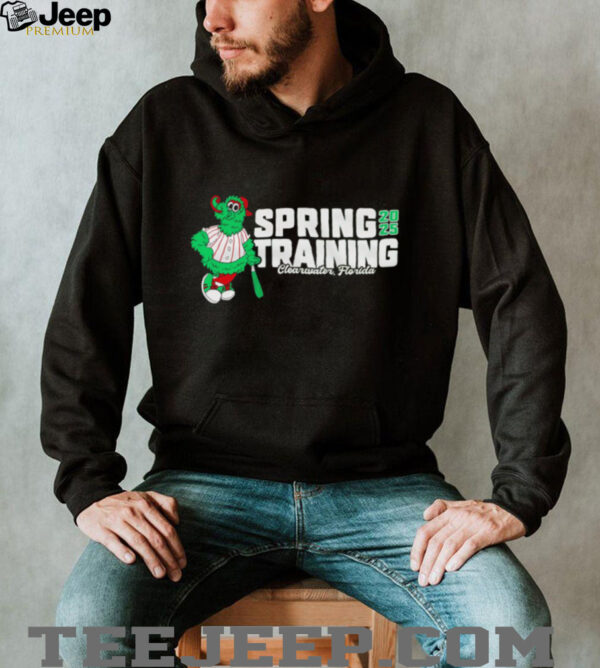 Spring Training 2025 Philadelphia Phillies mascot Clearwater Florida shirt