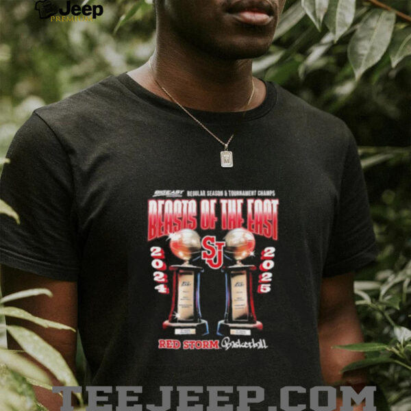 St Johns Regular Season x Tournament Champions Beasts of the East shirt