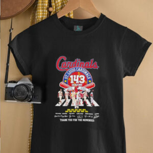 St Louis Cardinals 143 seasons 1882 2025 thank you for the memories unisex t shirt3