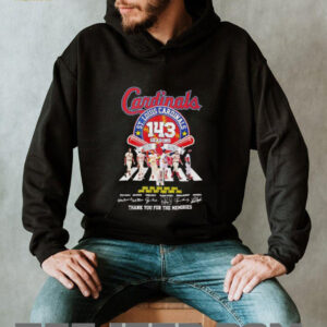 St Louis Cardinals 143 seasons 1882 2025 thank you for the memories unisex t shirt4