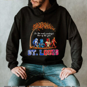 St Louis Sports Teams Mascot Abbey Road It’s The Most Wonderful Time Of The Year Shirt