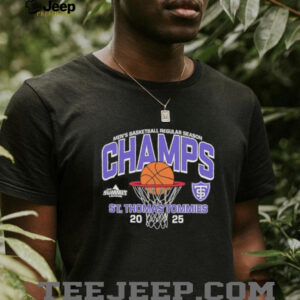 St Thomas Tommies mens basketball regular season champs 2025 shirt4