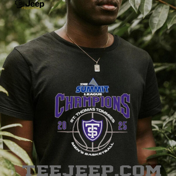 St. Thomas Tommies 2025 Summit League men’s basketball tournament Champions Shirt
