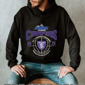 St. Thomas Tommies 2025 Summit League mens basketball tournament Champions Shirt5