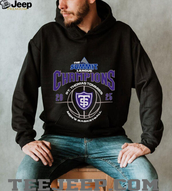 St. Thomas Tommies 2025 Summit League men’s basketball tournament Champions Shirt