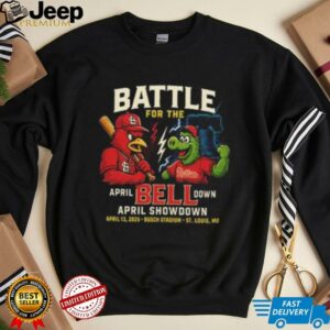 St.Louis Cardinals vs Philadelphia Phillies Battle for the Bell april showdown shirt2