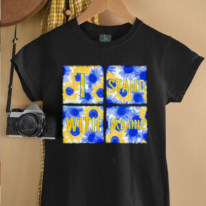 Stand With Ukraine Blue Yellow Sunflower shirt