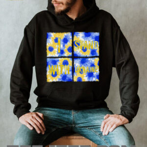 Stand With Ukraine Blue Yellow Sunflower shirt5