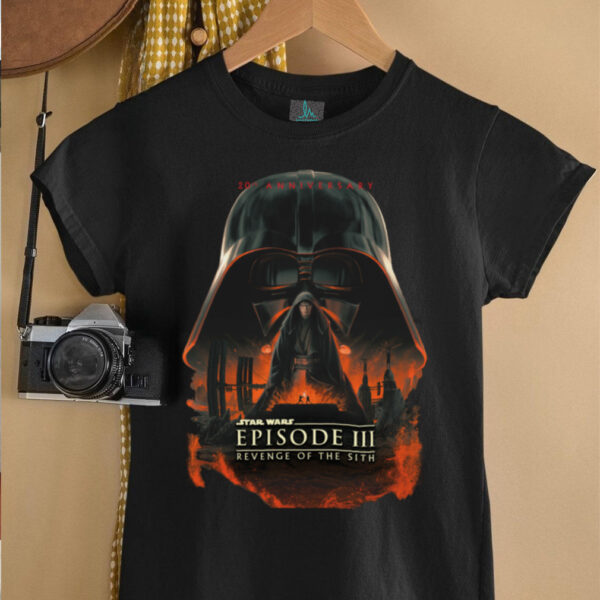 Star Wars 20th Anniversary Episode III Epic Big Chest Poster Long Sleeve T Shirt