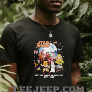 Star Wars may the force be with you Pooh unisex t shirt