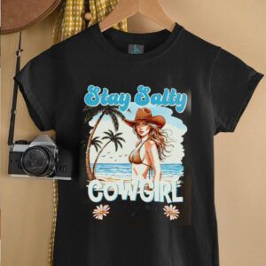 Stay Salty Cowgirl Shine Bright Matthews vintage shirt0