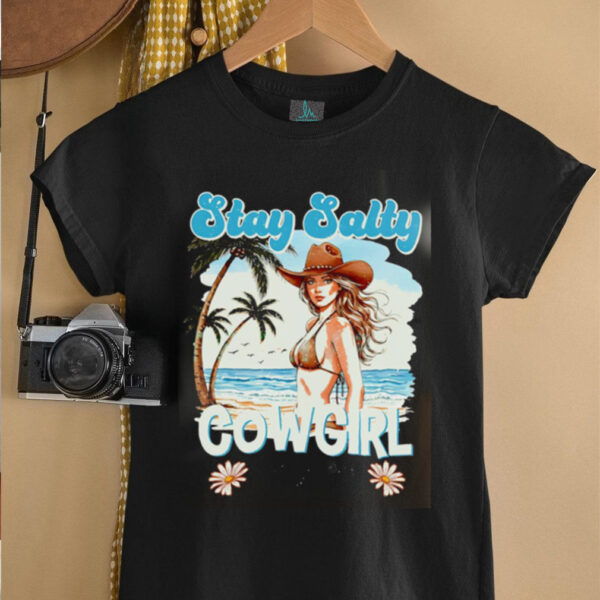 Stay Salty Cowgirl Shine Bright Matthews vintage shirt