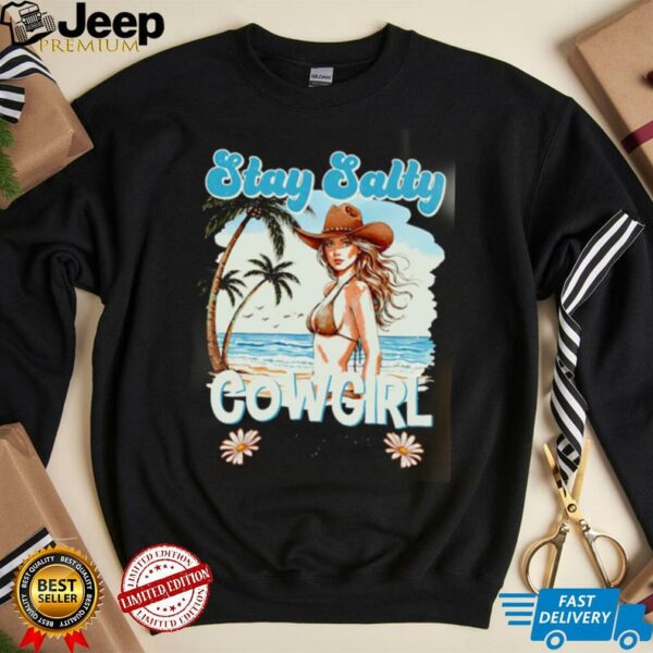 Stay Salty Cowgirl Shine Bright Matthews vintage shirt