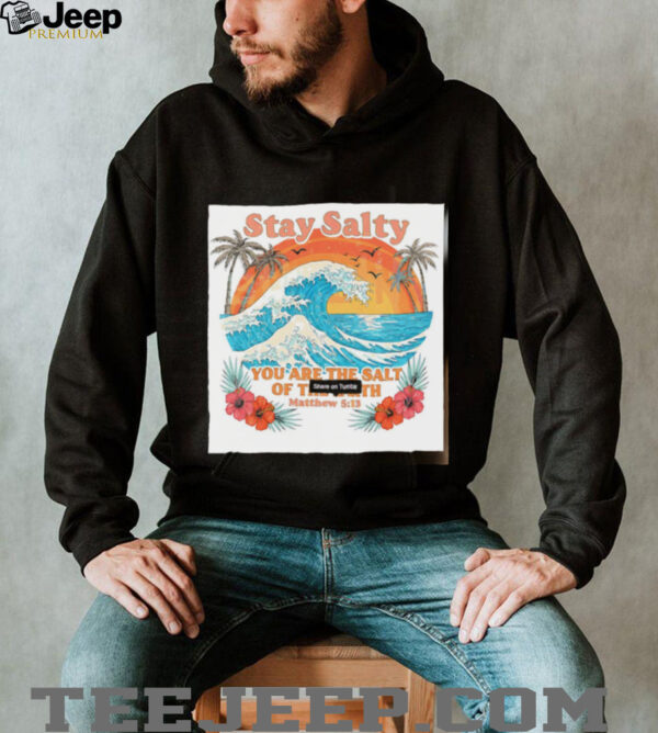 Stay Salty You Are The Salt Of The Earth Matthew 513 vintage shirt