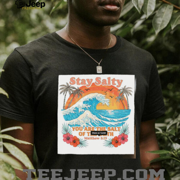 Stay Salty You Are The Salt Of The Earth Matthew 513 vintage shirt