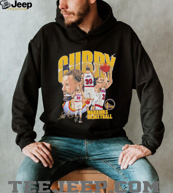 Steph Curry Golden State Warriors collage shirt