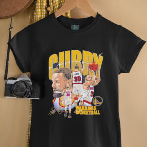 Steph Curry Golden State Warriors collage shirt2