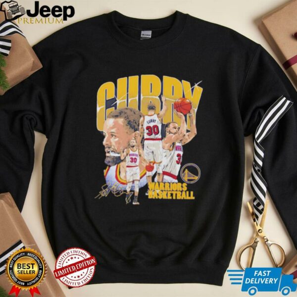 Steph Curry Golden State Warriors collage shirt