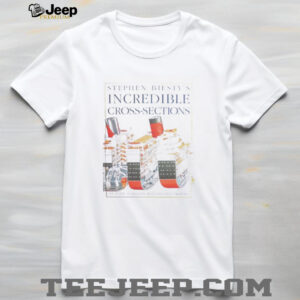 Stephen Biestys Incredible cross sections boats shirt4