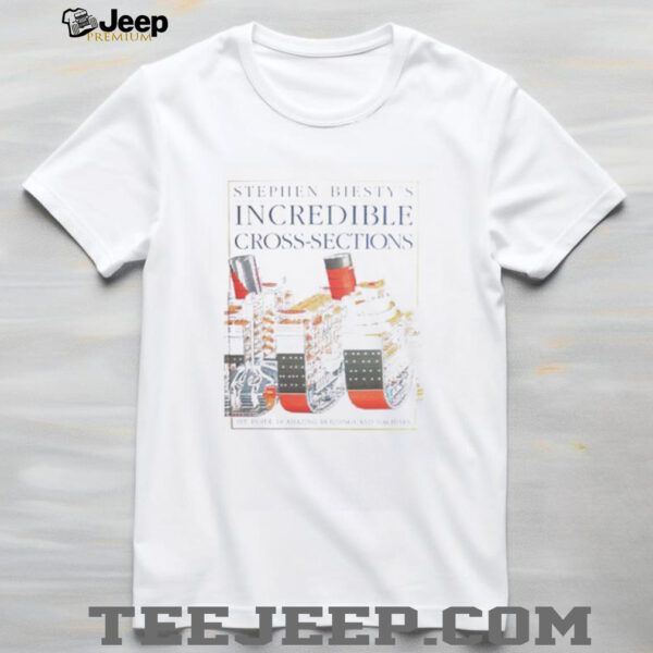 Stephen Biesty’s Incredible cross sections boats shirt
