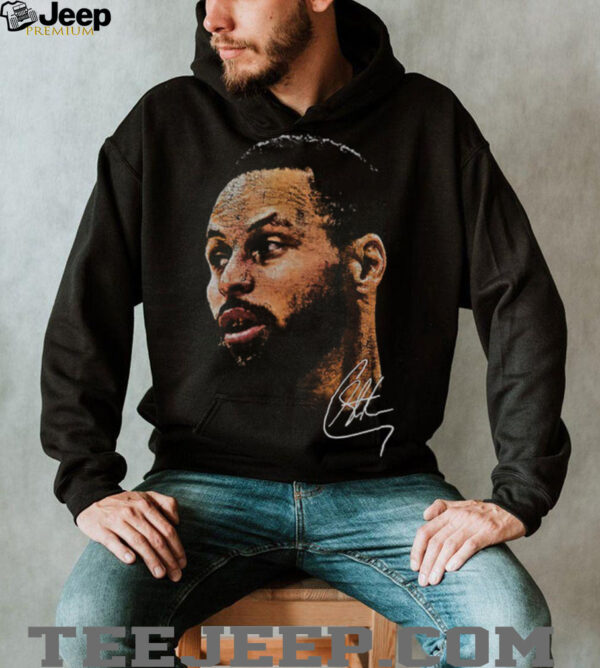 Stephen Curry Black NBA Real Big Face Player signature shirt