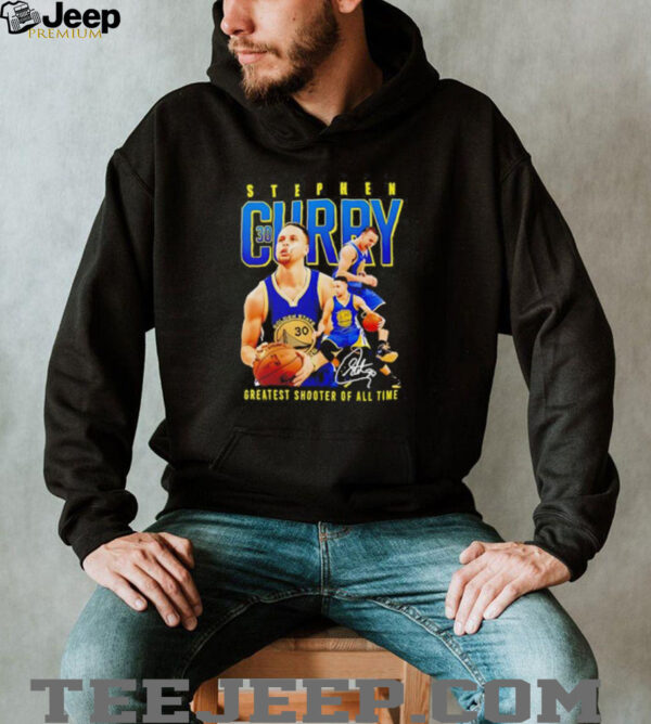 Stephen Curry NBA 30 Golden State Warriors Greatest Shooter of All Time signature shirt
