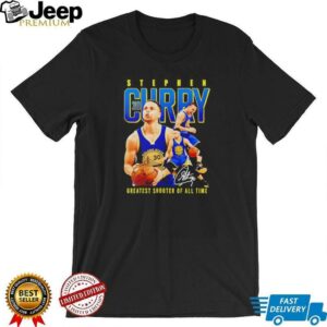 Stephen Curry NBA 30 Golden State Warriors Greatest Shooter of All Time signature shirt4