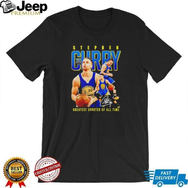Stephen Curry NBA 30 Golden State Warriors Greatest Shooter of All Time signature shirt