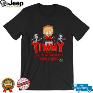 Steve Timmy and the Lords of the underworld tour shirt