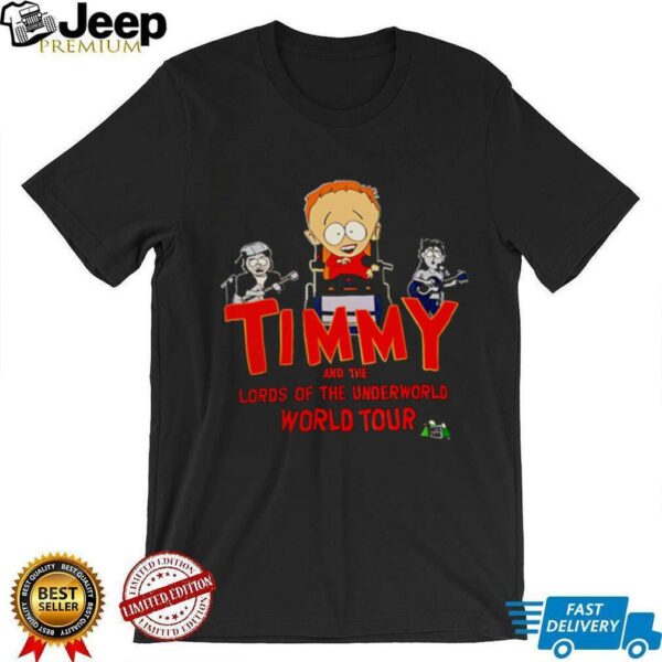 Steve Timmy and the Lords of the underworld tour shirt