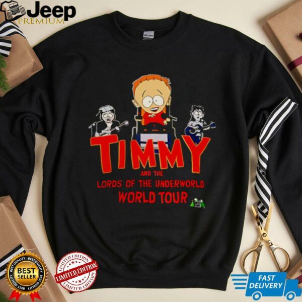 Steve Timmy and the Lords of the underworld tour shirt