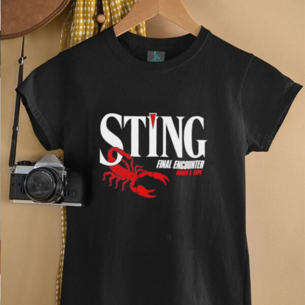 Sting WWE final encounter 2024 shirt