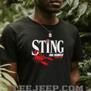 Sting WWE final encounter 2024 shirt3