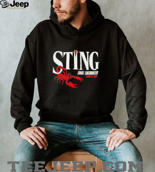 Sting WWE final encounter 2024 shirt