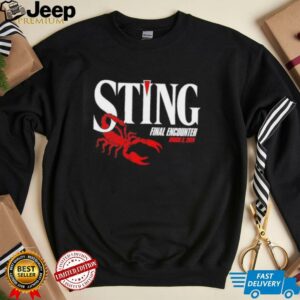 Sting WWE final encounter 2024 shirt5