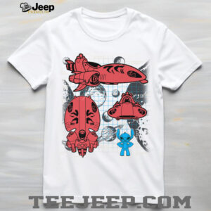 Stitch Experiment 626 Spaceship Blueprint Shirt