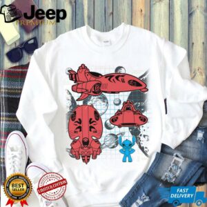 Stitch Experiment 626 Spaceship Blueprint Shirt