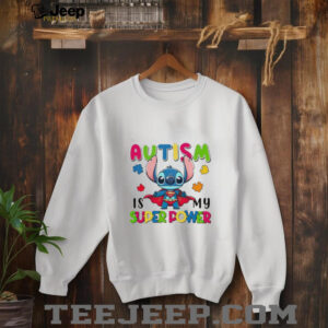 Stitch superman autism is my super power shirt2